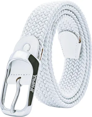 Elastic Braided Belt for Men and Women,Stretchable Adjustable Web Woven Belt for Work,Casual Wear, and Golf