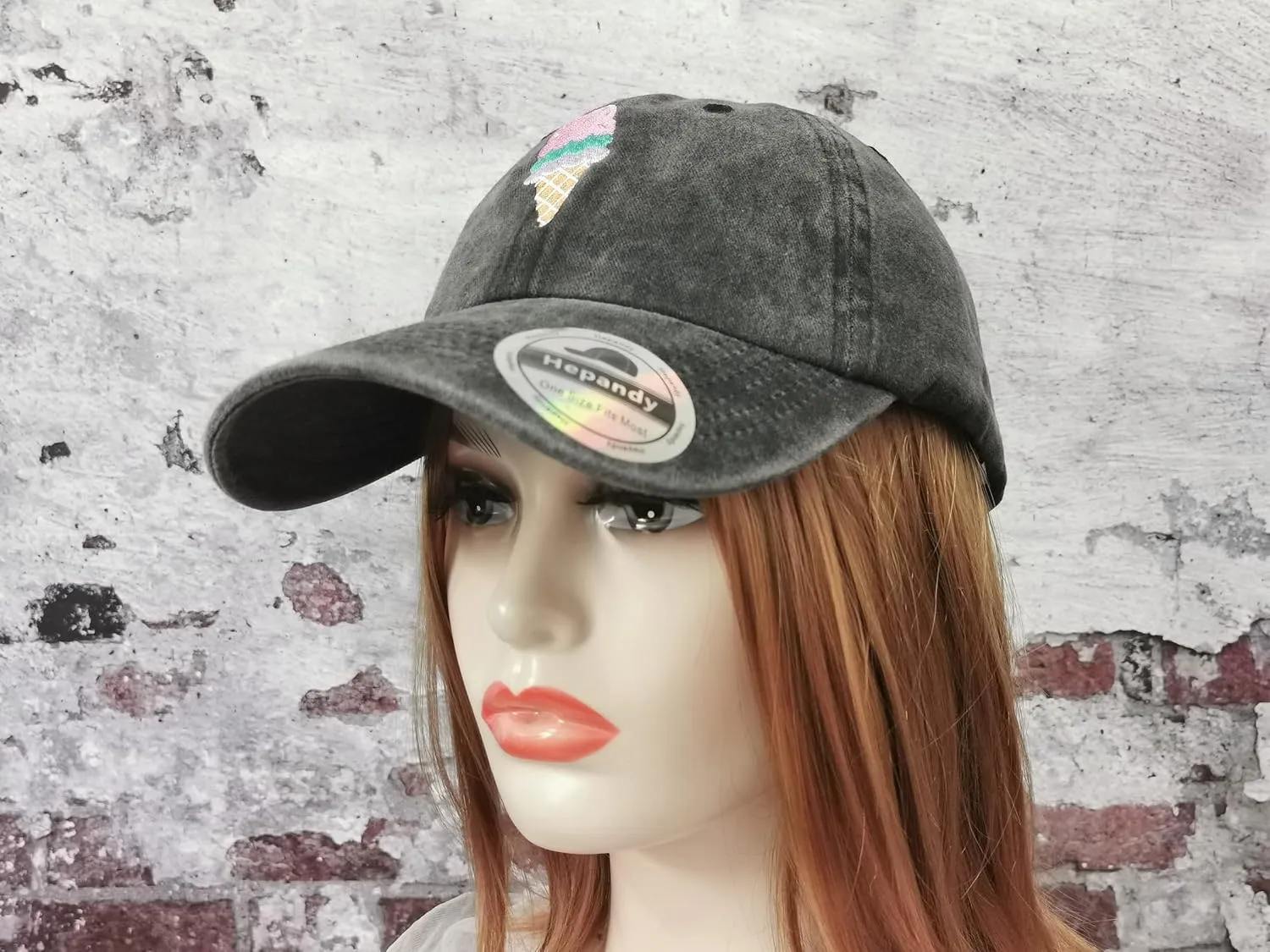 Hepandy Embroidered Baseball Hat for Men Women