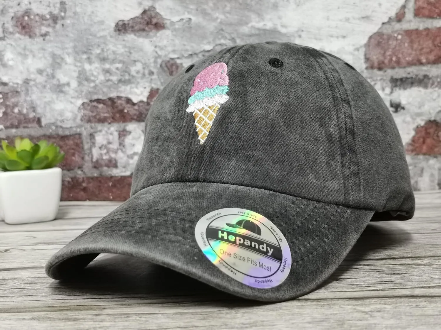 Hepandy Embroidered Baseball Hat for Men Women