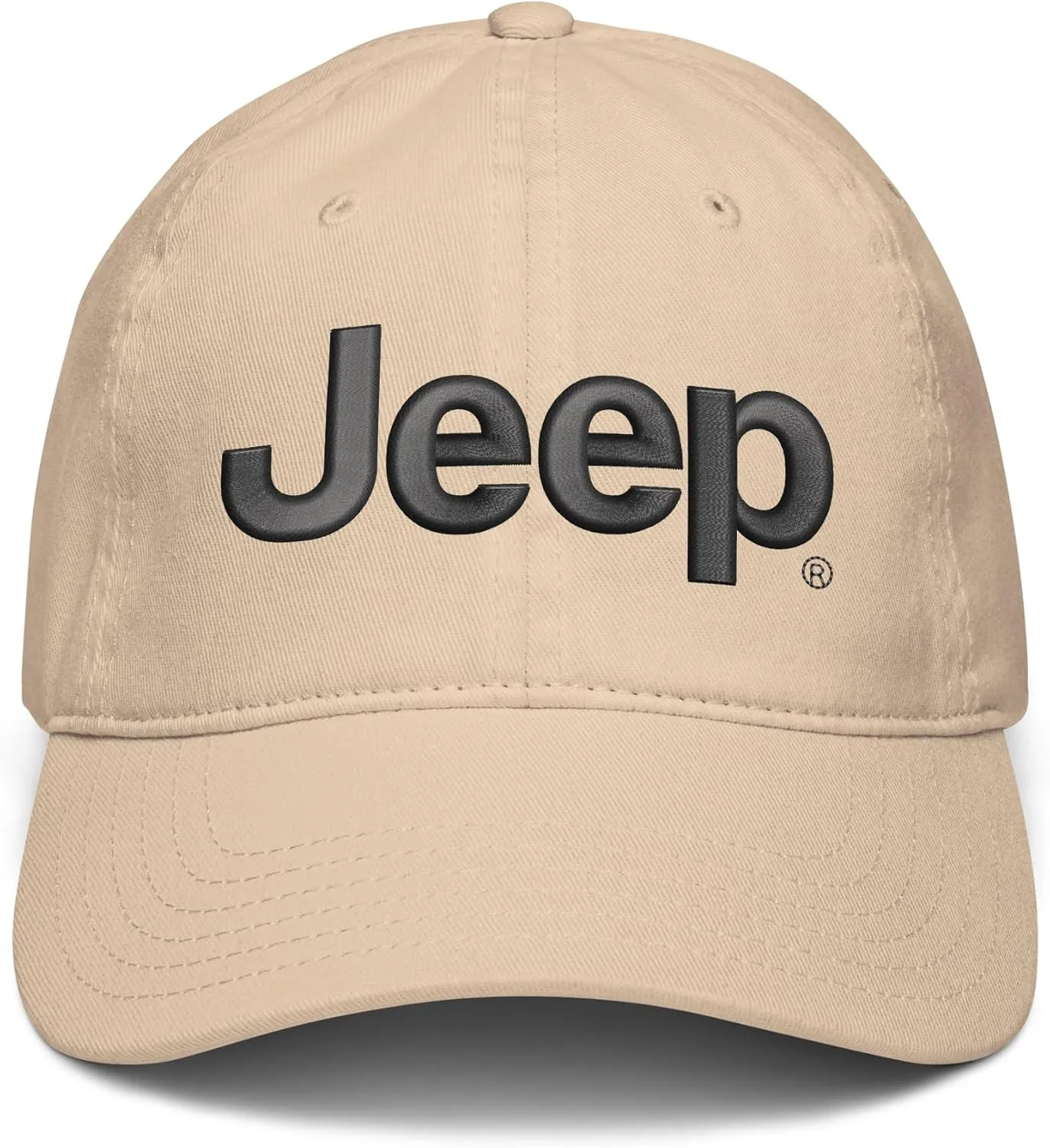 Jeep Cap Adjustable Puff Embroidered Baseball Hat