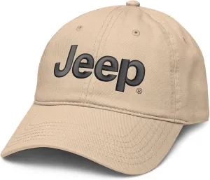 Jeep Cap Adjustable Puff Embroidered Baseball Hat
