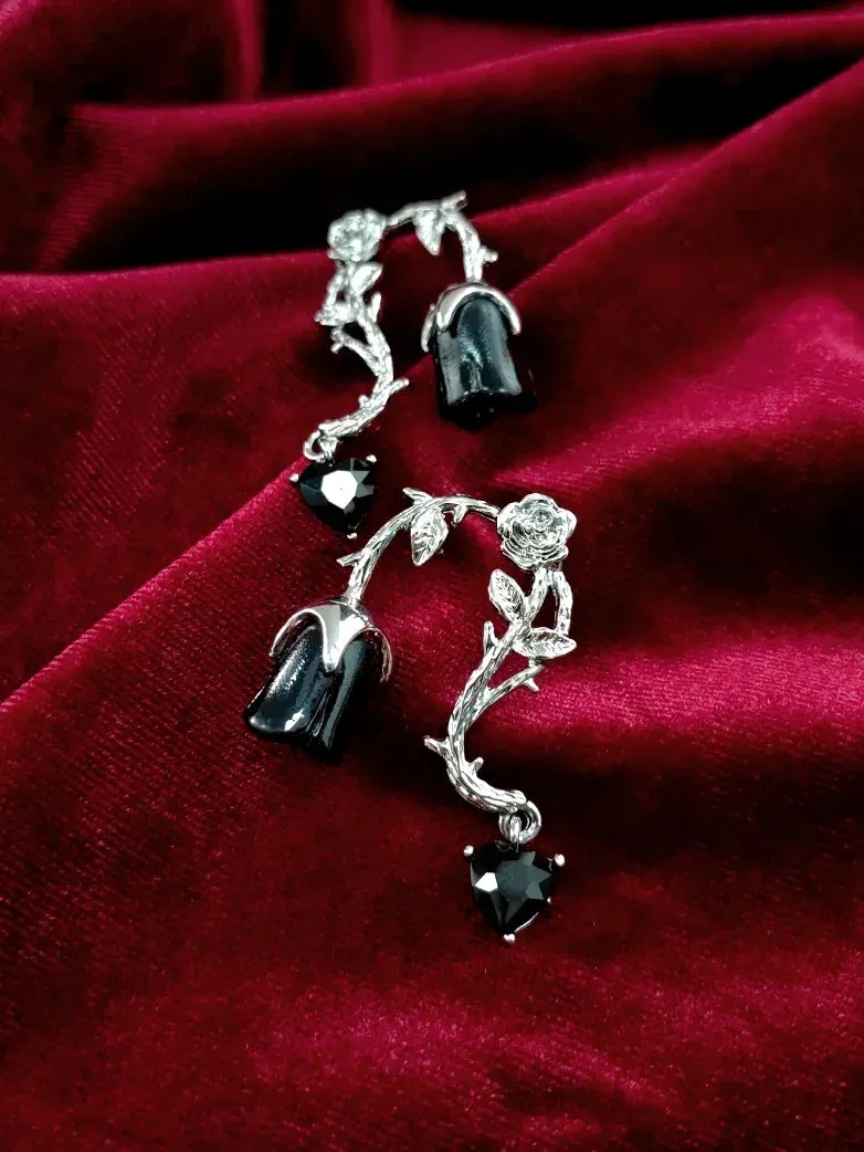 Miss Danger 's Thorn Rose Earrings