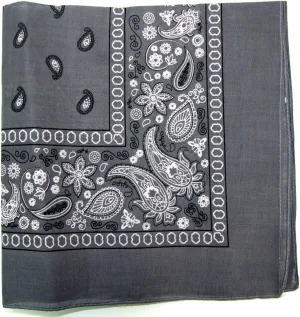 Novelty Bandanas Paisley Cotton Bandanas Single Pack