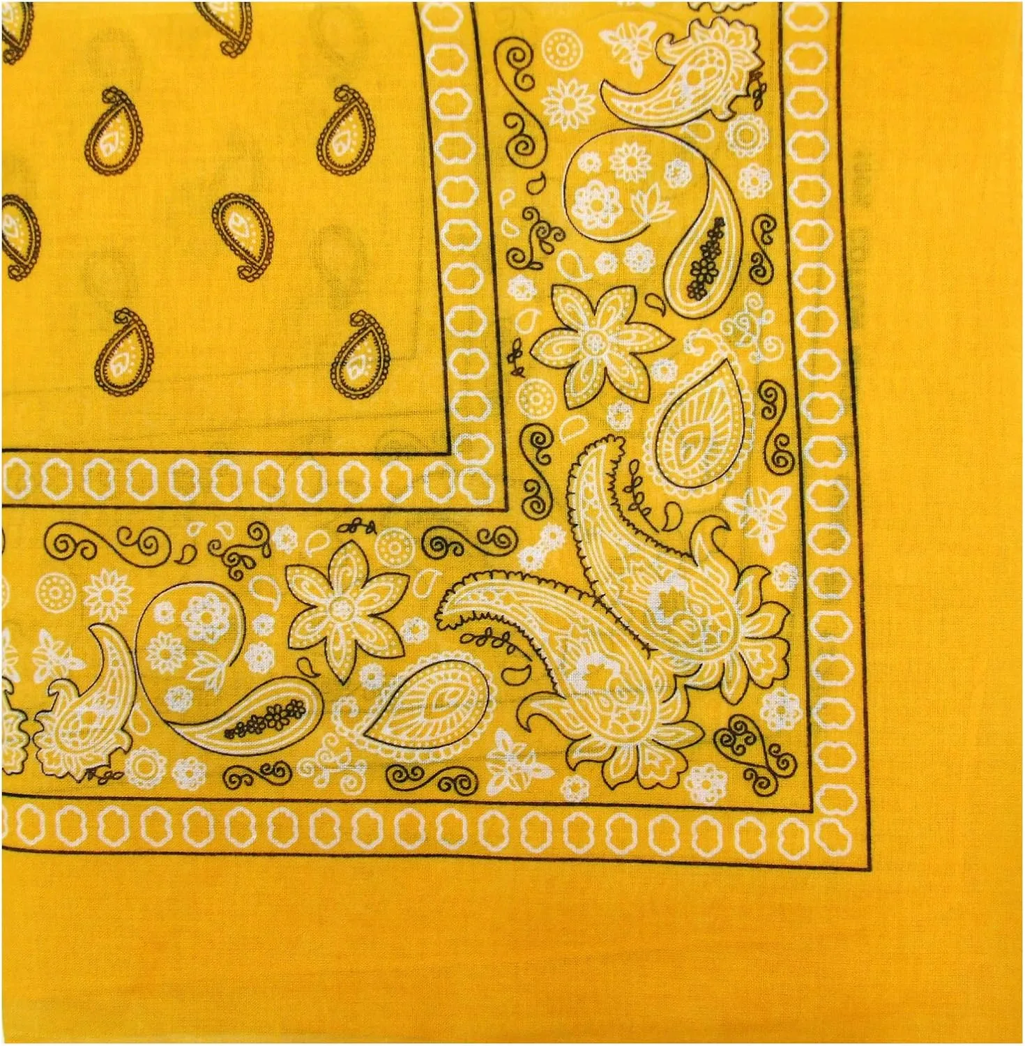 Novelty Bandanas Paisley Cotton Bandanas Single Pack