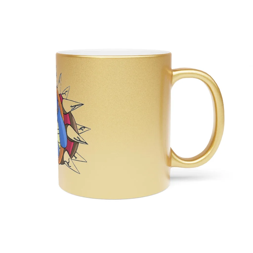 Squirtois Metallic Mug (Silver / Gold)