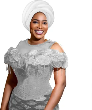 Traditional African Women's Head Wraps Twisted Braids Women's Turban Hat Nigeria Wedding Headtie Party Head Cover