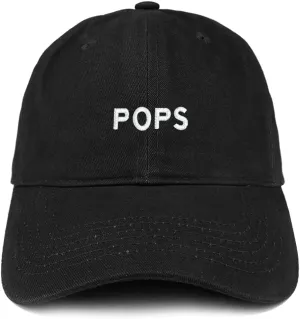 Trendy Apparel Shop Pops Embroidered Cap Premium Cotton Dad Hat