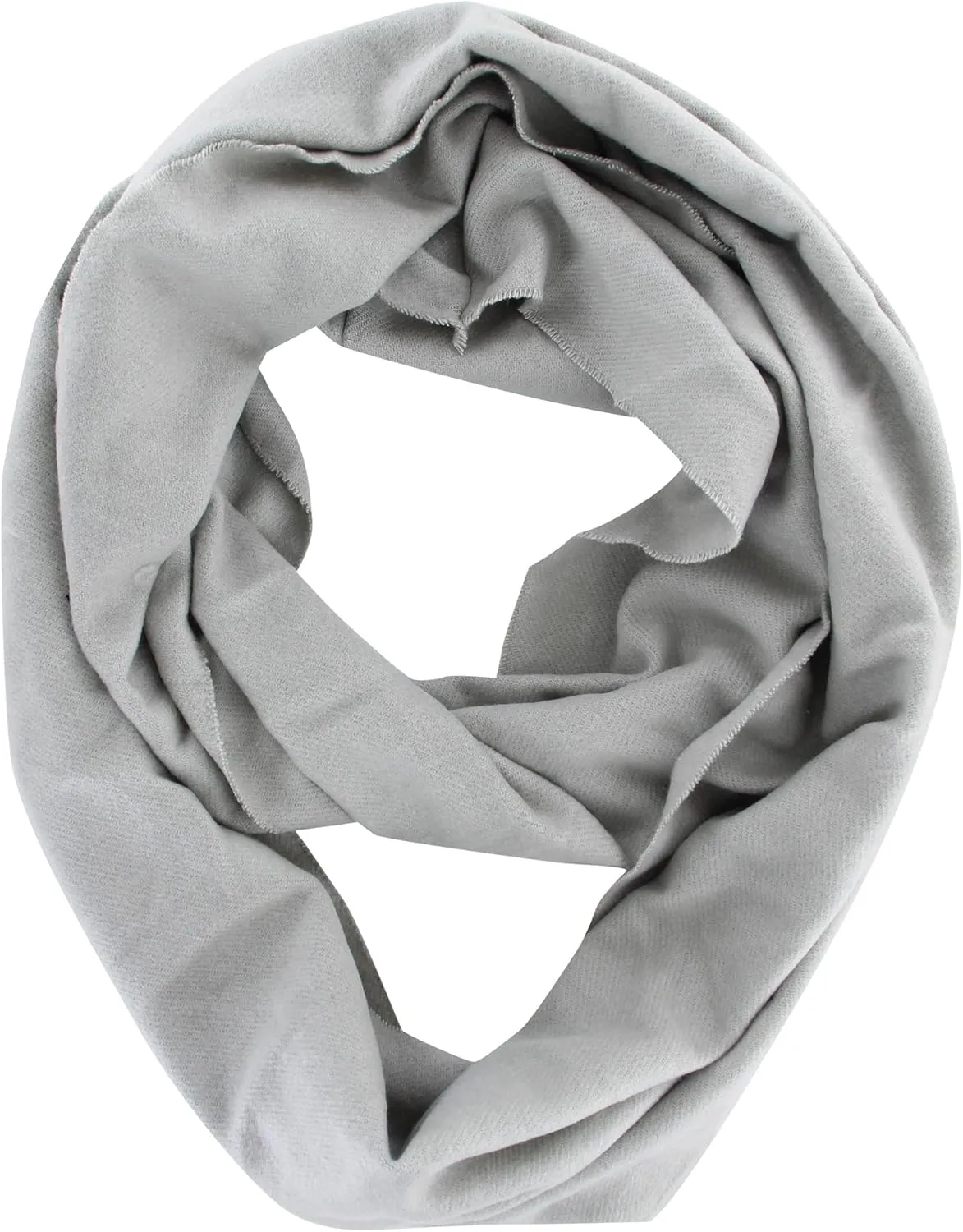Unisex Women's Stylish Solid color Cashmere Winter Infinity Cowl Scarf