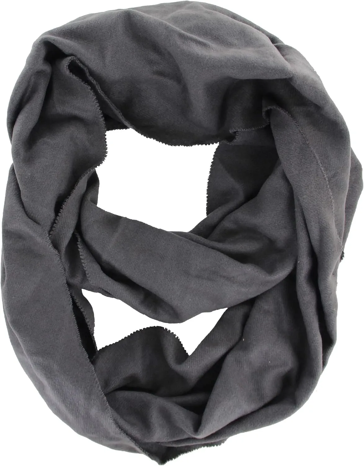 Unisex Women's Stylish Solid color Cashmere Winter Infinity Cowl Scarf